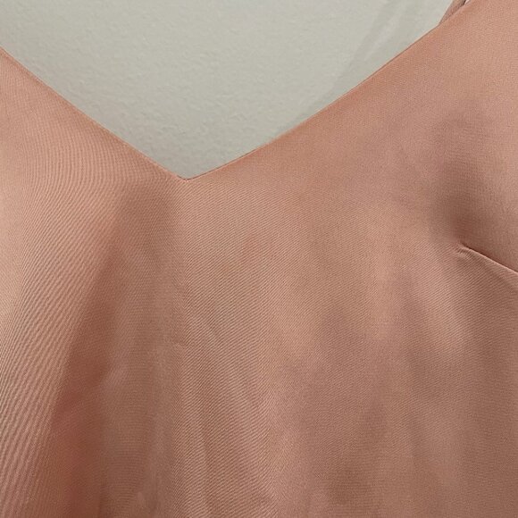 CUSHNIE Women's Combo Blush Cross Back Dress Size 0 - Picture 4 of 9